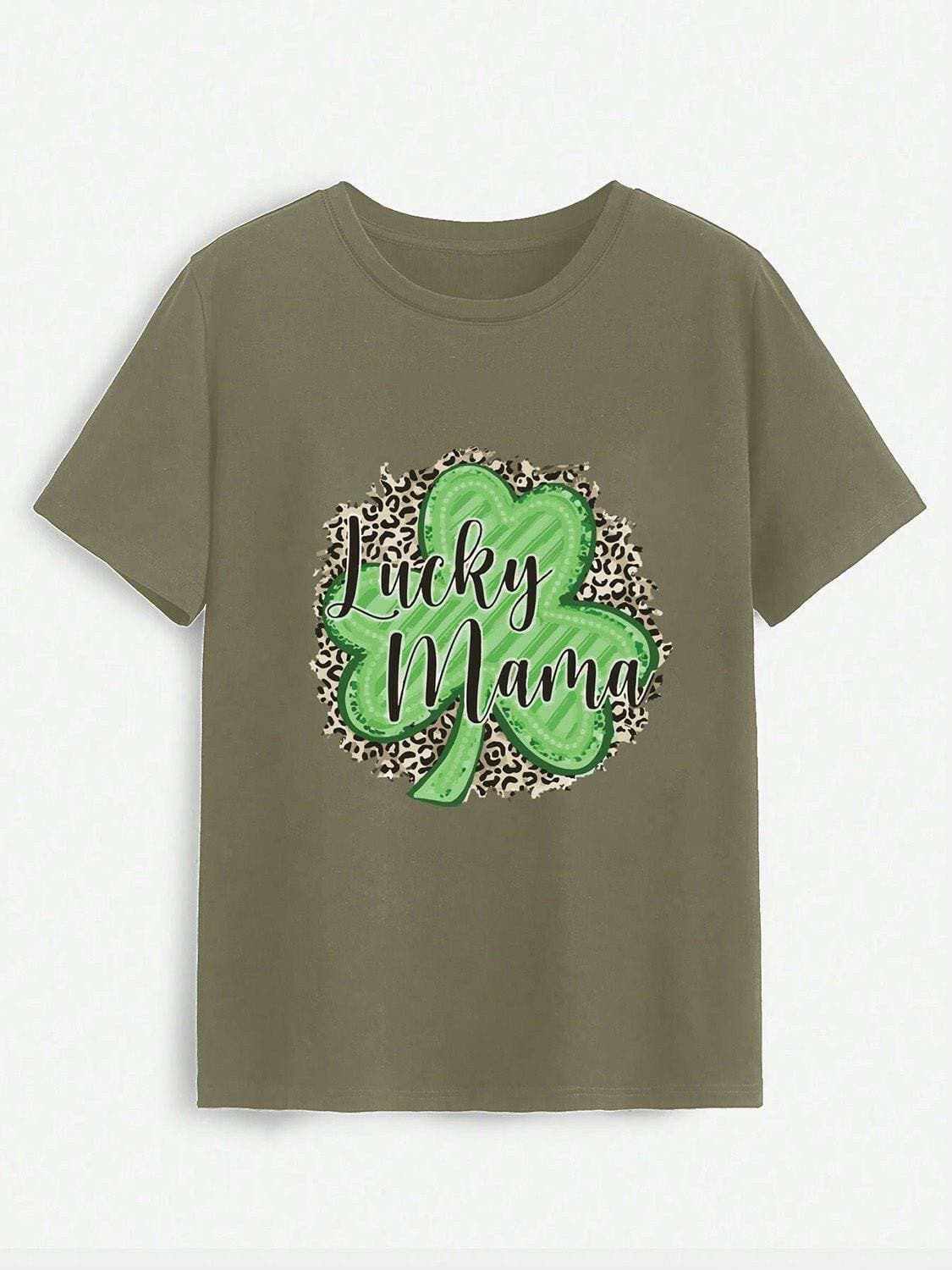 Lucky Mama classic comfort tee 