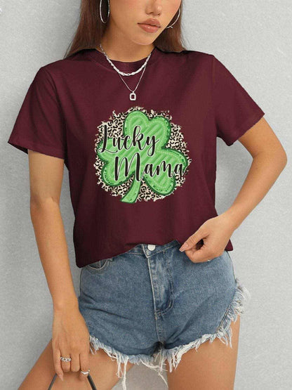 Lucky Mama classic comfort tee 