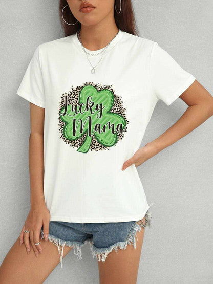 Lucky Mama classic comfort tee 