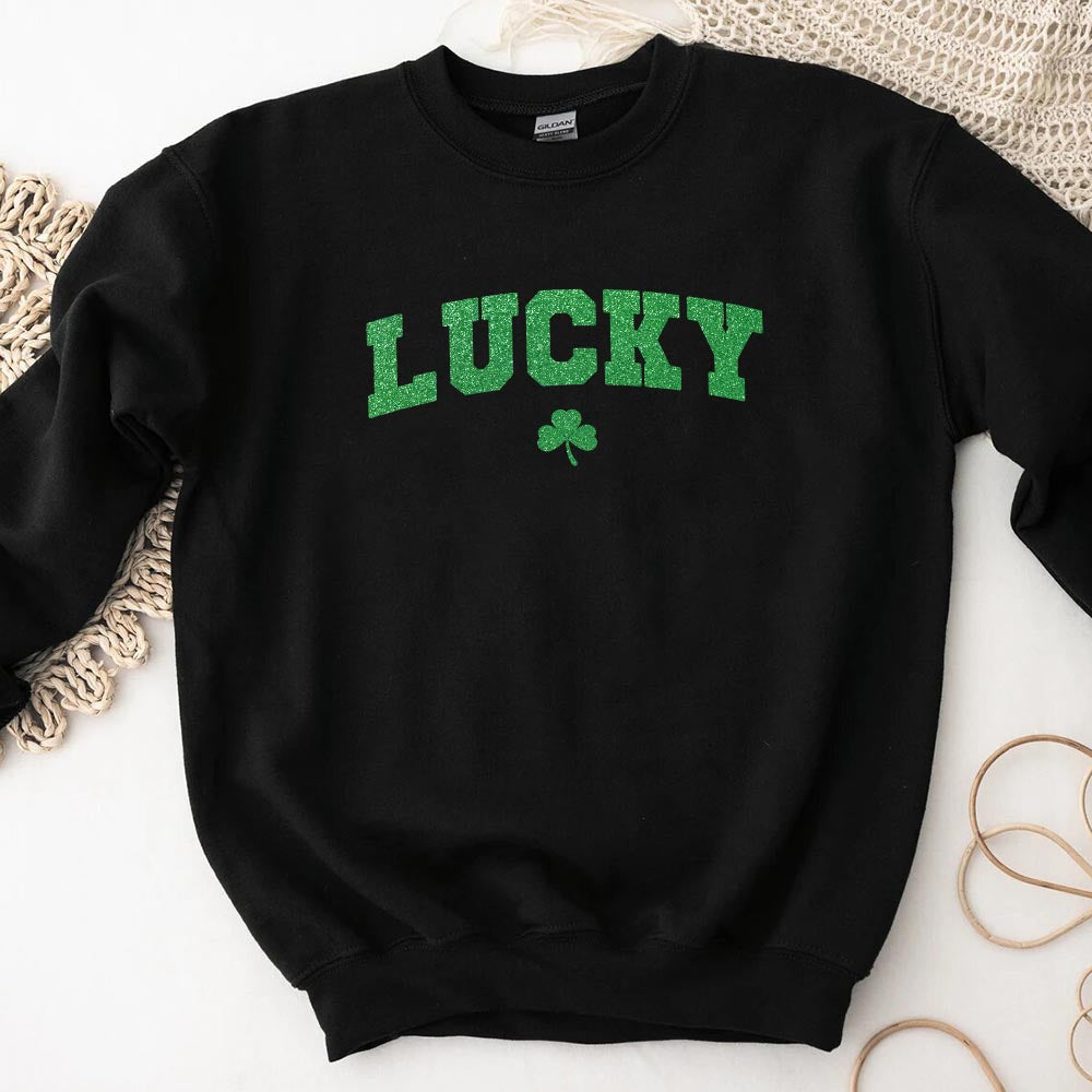 St Patricks Day Cute Lucky Clover Top Adorb.co