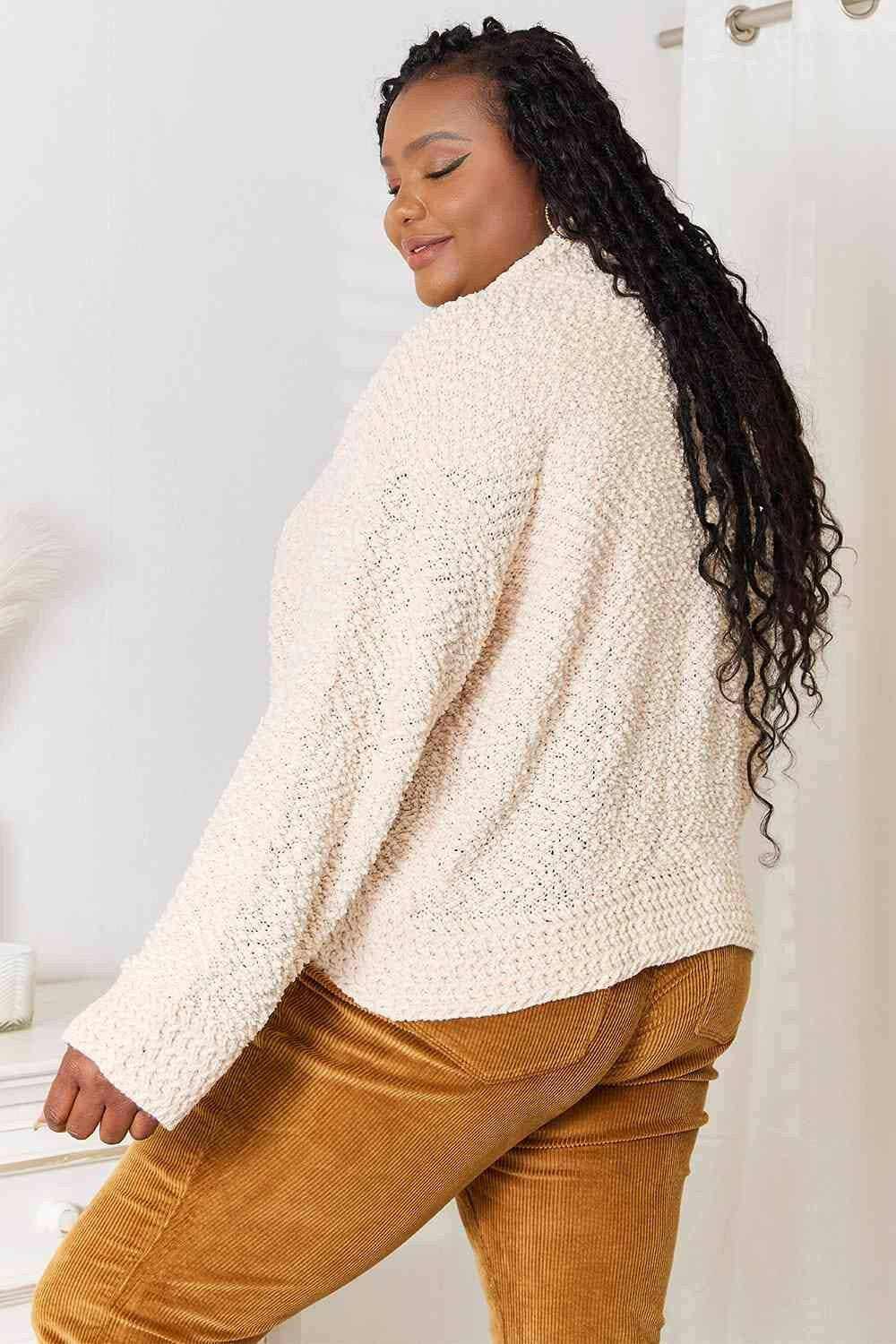 Luxurious knit open front cardigan 