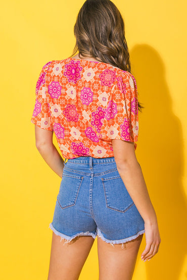MADE FOR THE OCCASION WOVEN BODYSUIT 