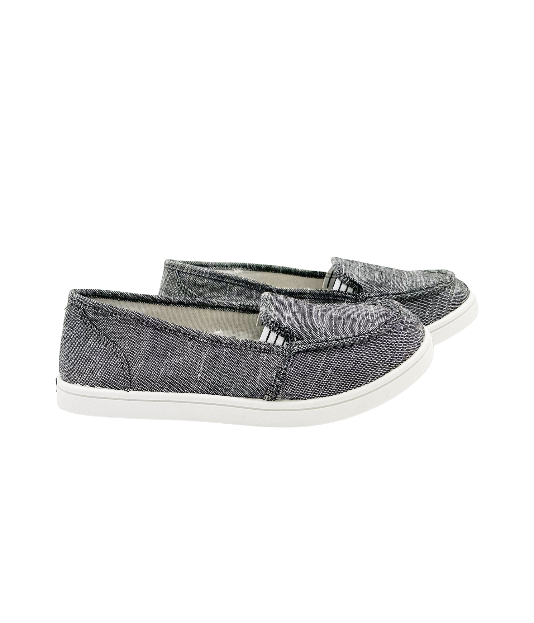 Mackerel Charcoal Moc Slip On Canvas Sneaker For Casual Use Naughty Monkey