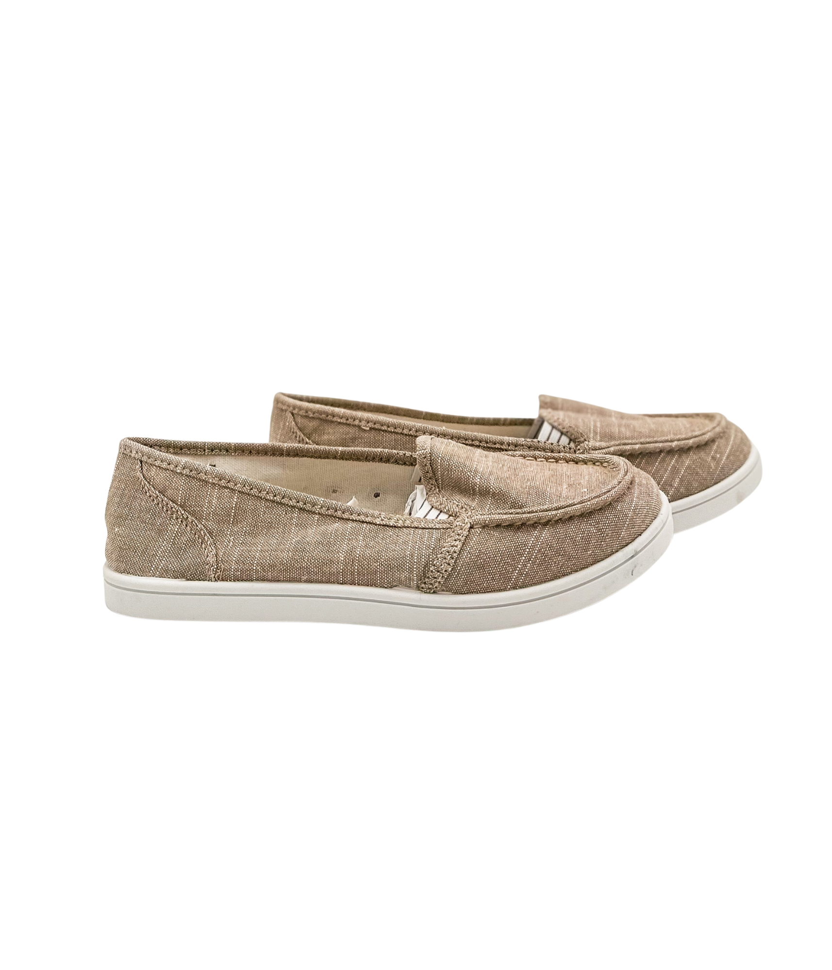 Mackerel Tan Canvas Moc Slip On Sneaker For Women Now Naughty Monkey