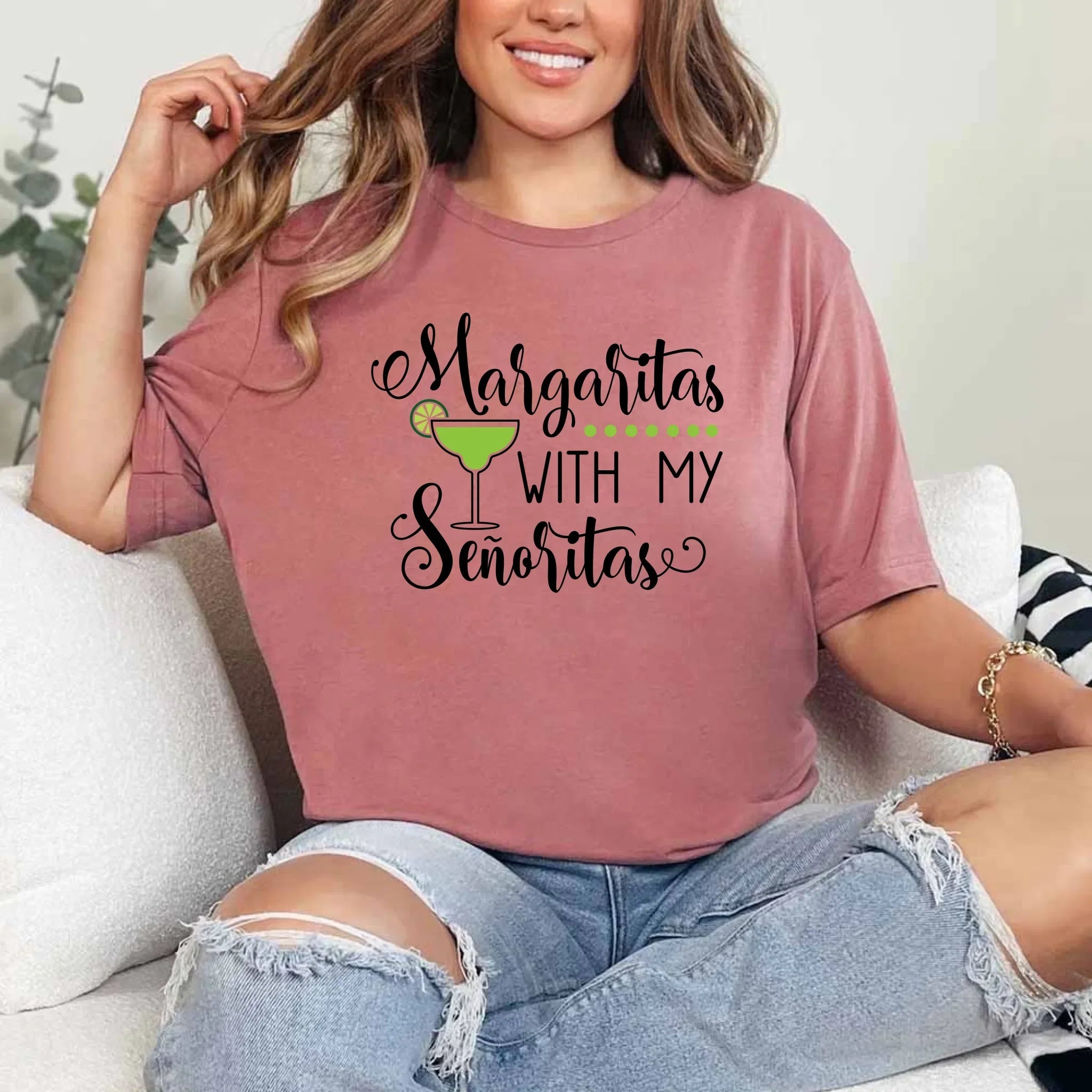 🍸 Margaritas With My Señoritas Best Friends Matching T-Shirts Adorb.co