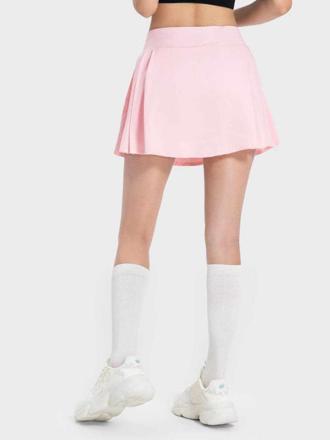 Mid-rise pleated active skirt - Love Salve 