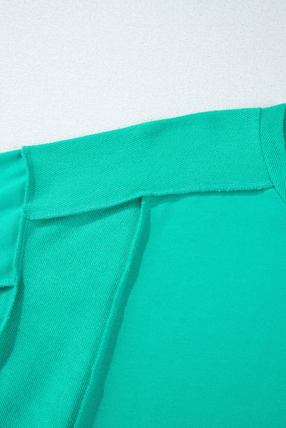 Mint green pullover sweatshirt - Love Salve 