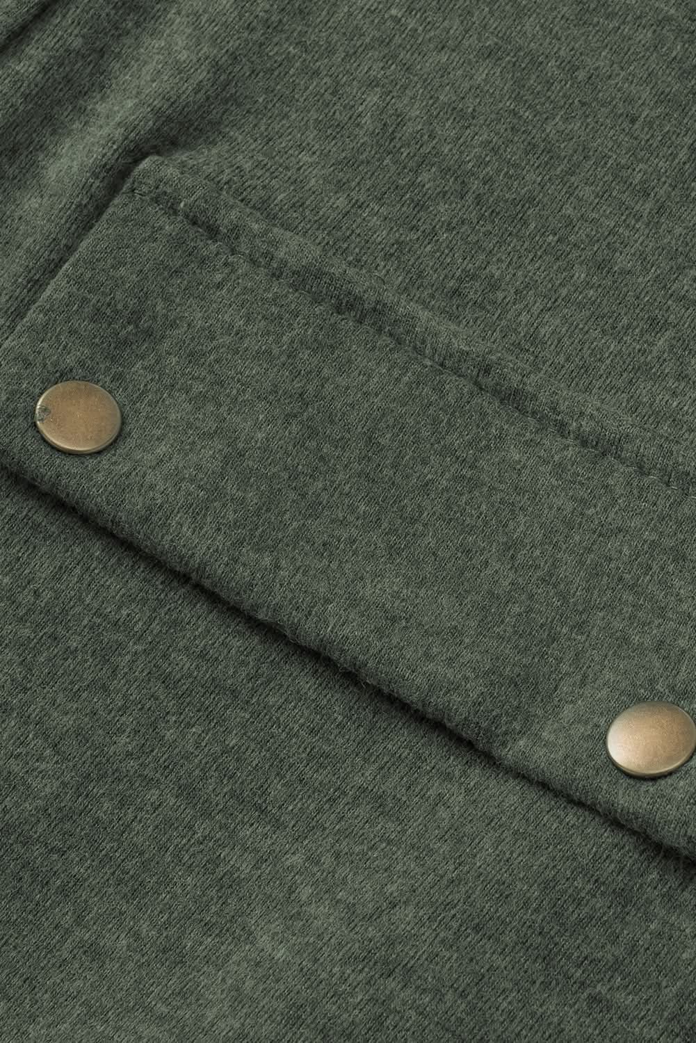 Mist green plus size Henley top - Love Salve 