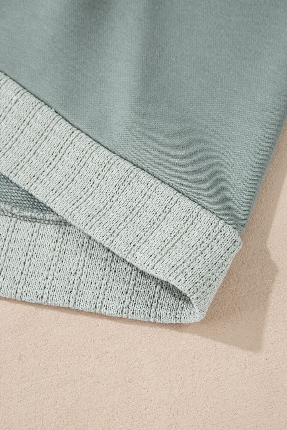 Mist green starry patchwork tee - Love Salve 