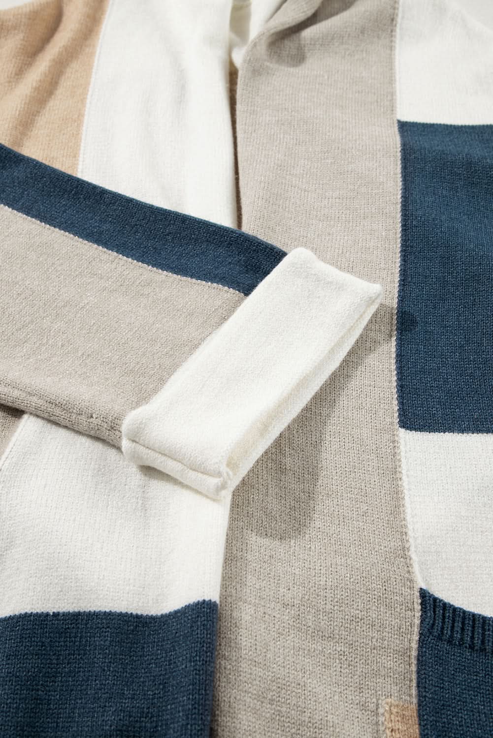 Multicolor Plus Size Cardigan - Love Salve 