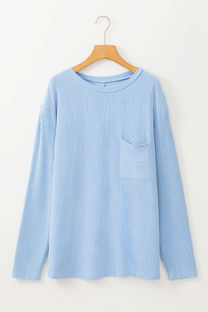 Myosotis plus size textured tee - Love Salve 