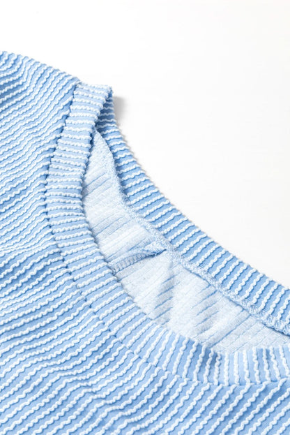 Myosotis plus size textured tee - Love Salve 