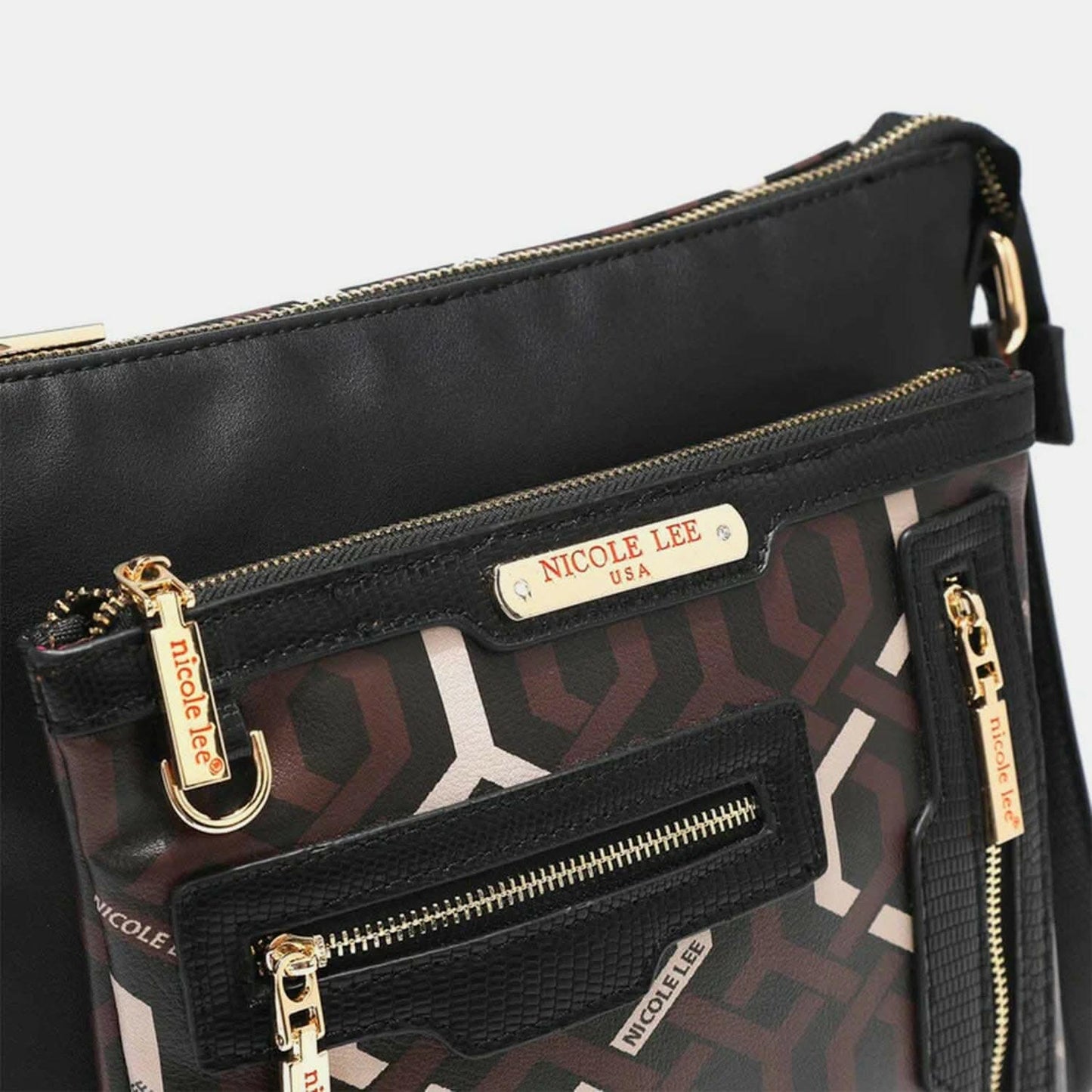 Nicole Lee geometric crossbody bag 