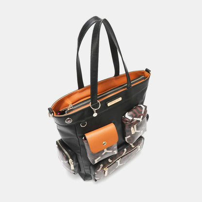 Nicole Lee geometric tote bag 