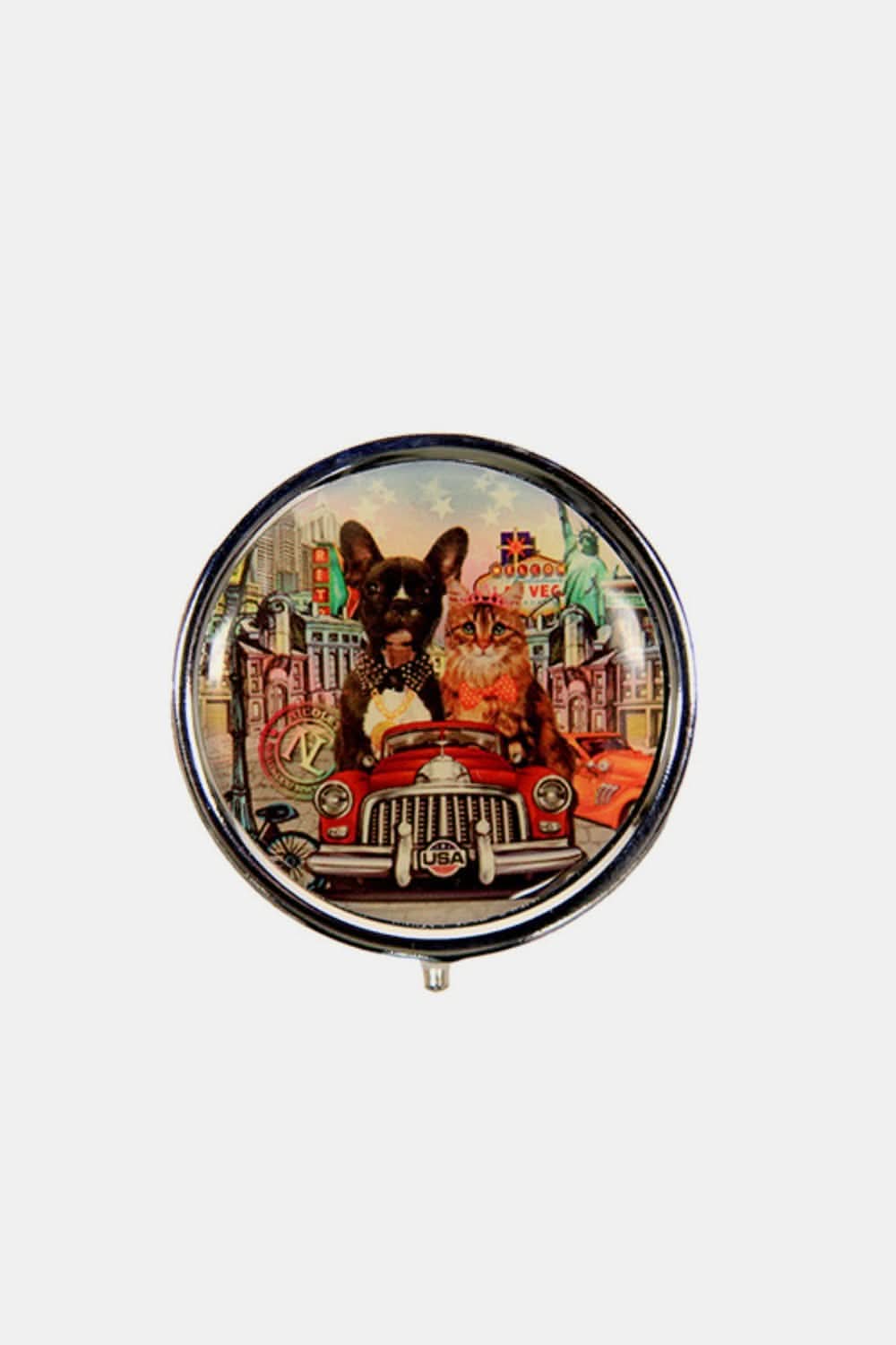 Nicole Lee metallic pill case 2.5" - Love Salve 