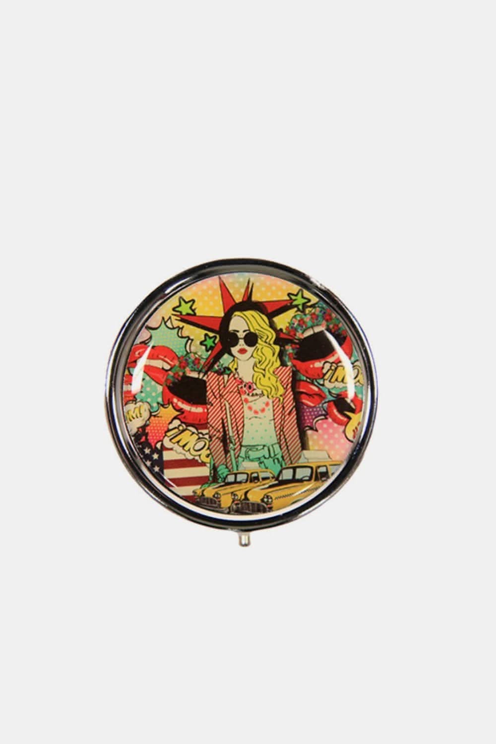 Nicole Lee metallic pill case 2.5" - Love Salve 