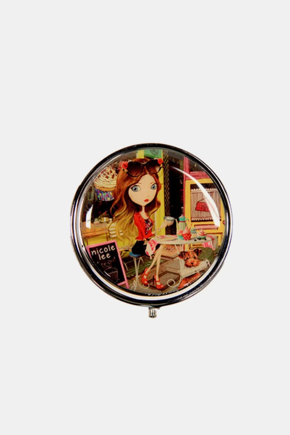 Nicole Lee metallic pill case 2.5" - Love Salve 