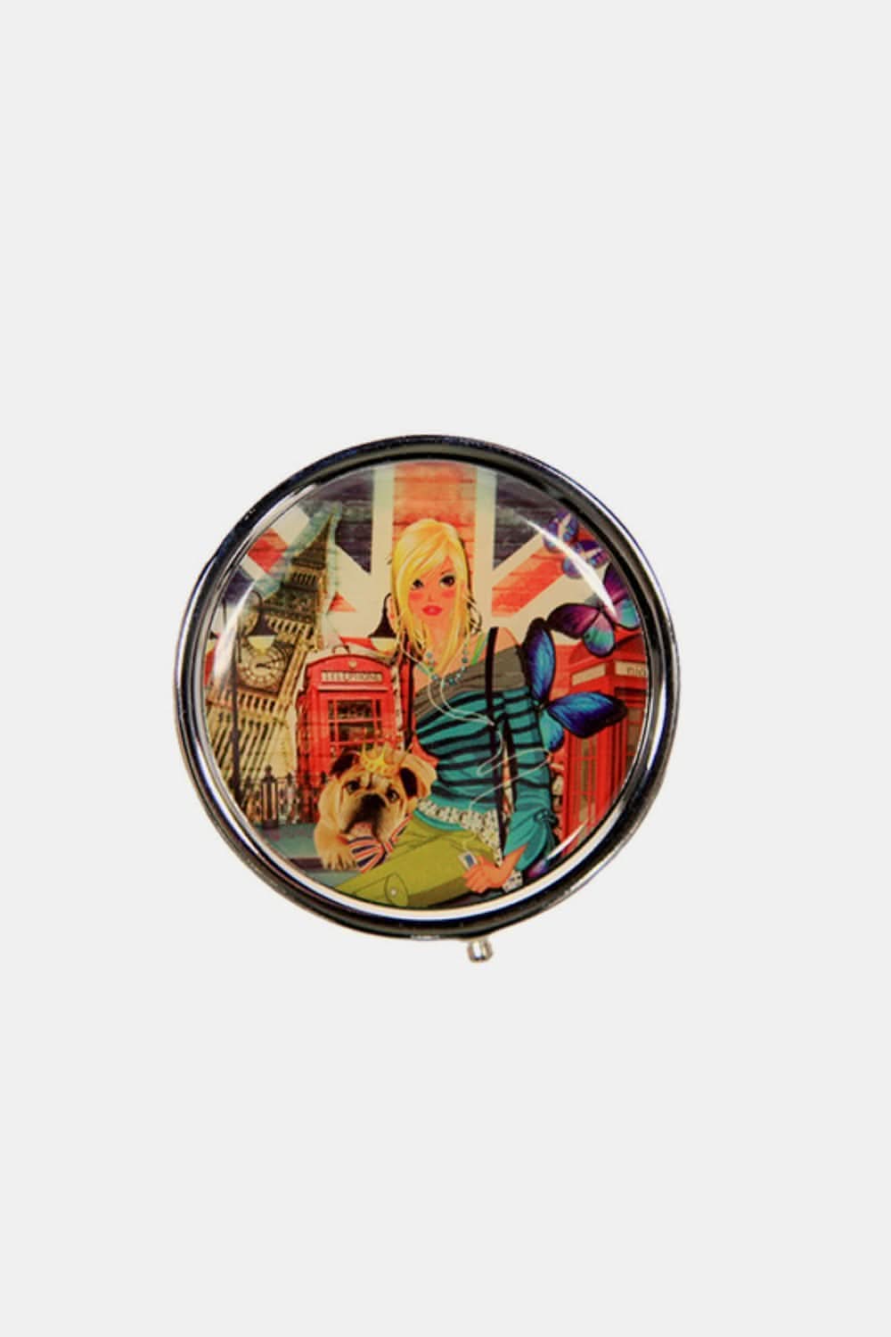 Nicole Lee metallic pill case 2.5" - Love Salve 
