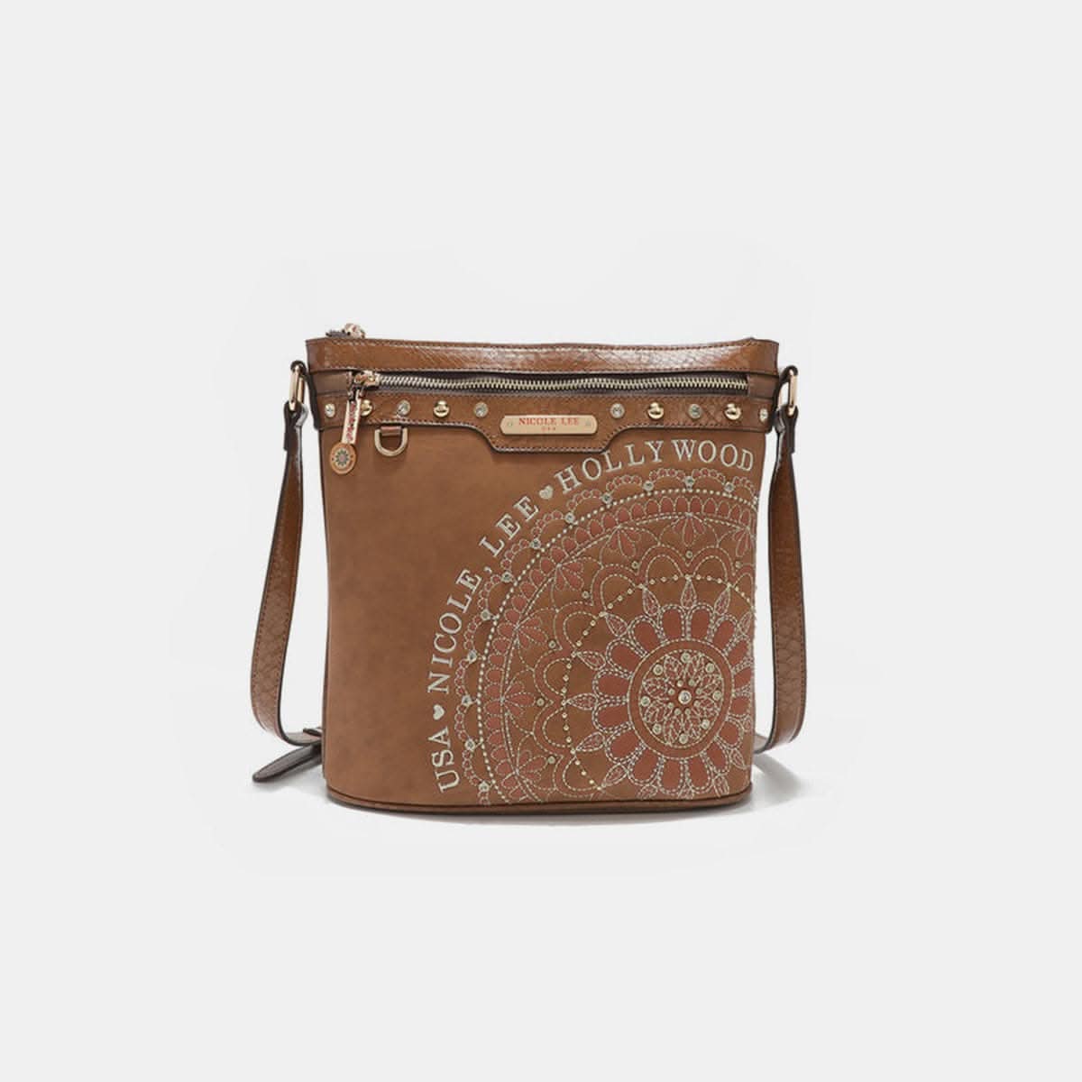 Nicole Lee rhinestone crossbody bag 