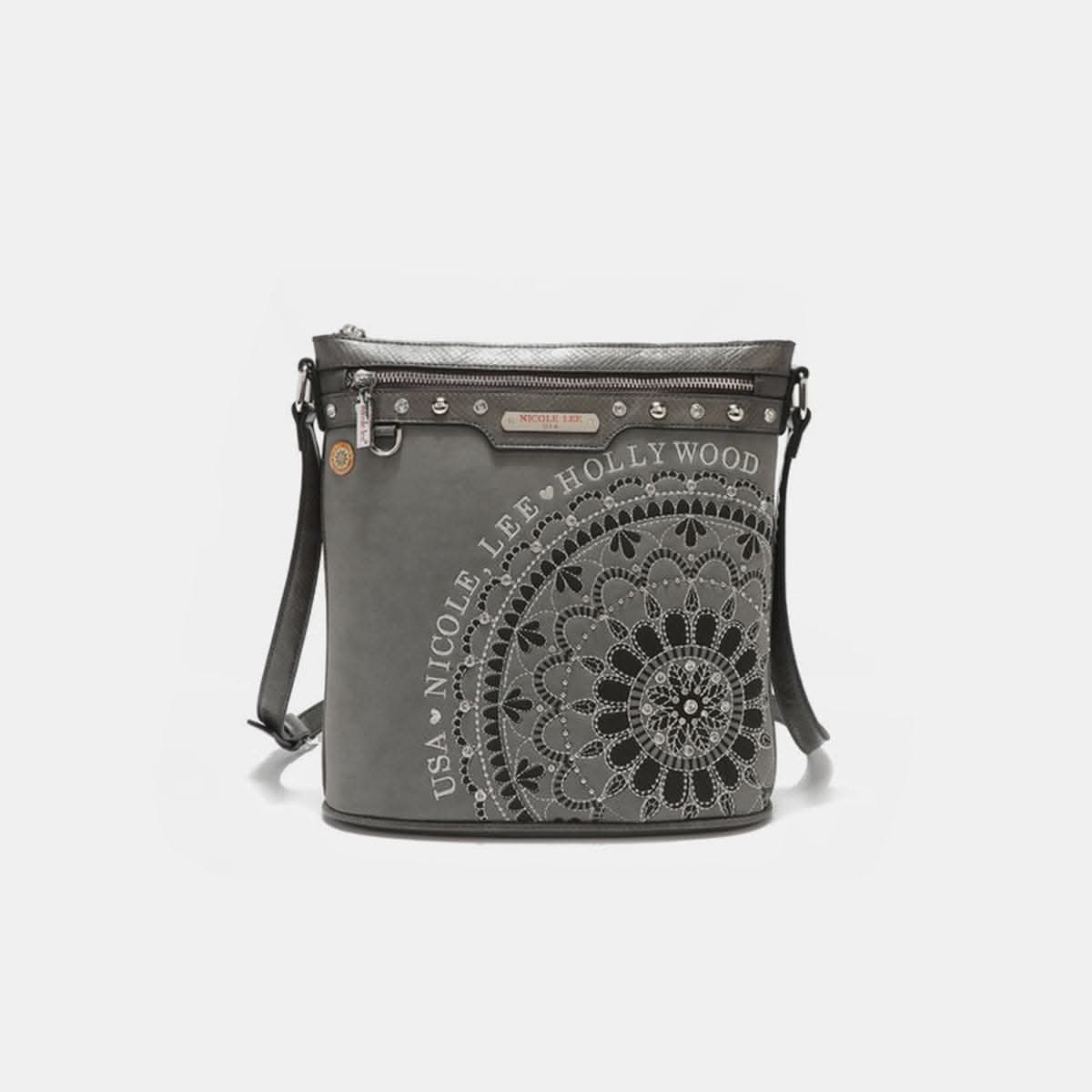 Nicole Lee rhinestone crossbody bag 