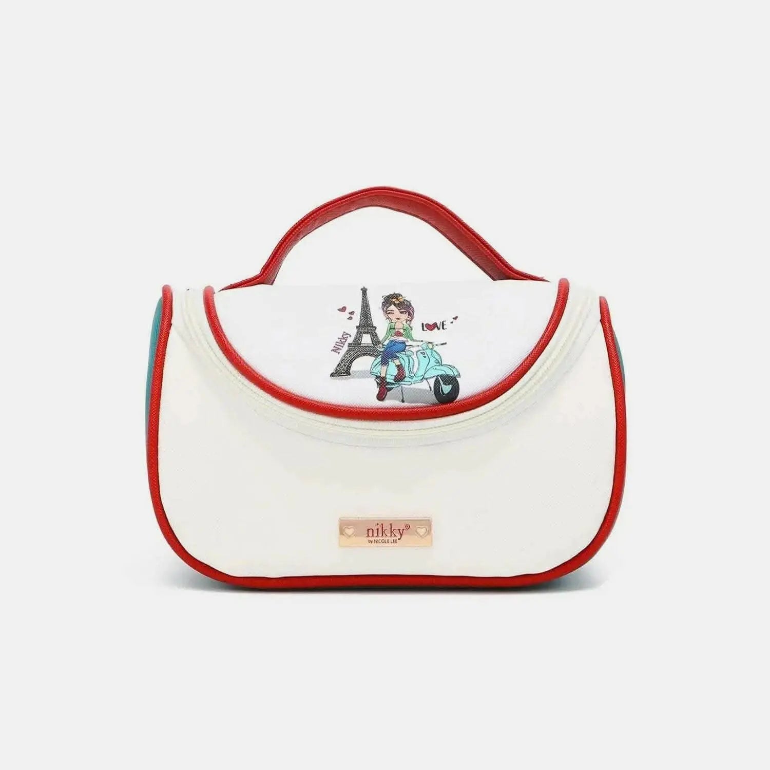 Nikky contrast makeup bag - chic organizer - Love Salve 