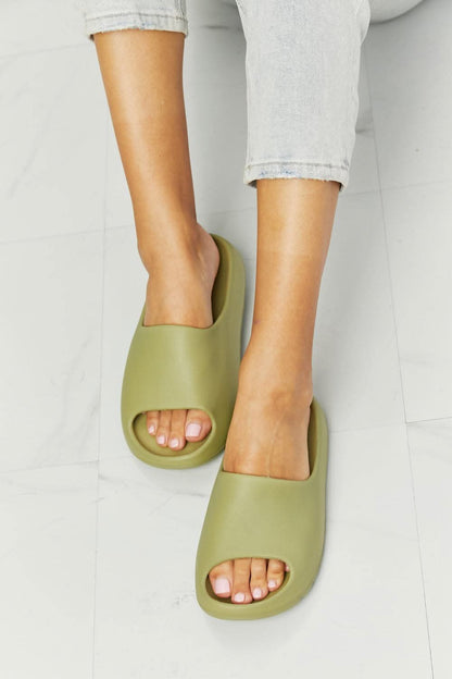 Nook joi green comfort slides 