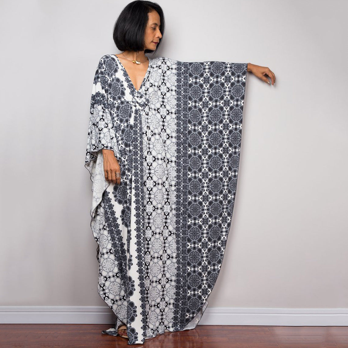 Polyester Printed Loose Weave Robe Vacation Casual Beach Bikini Cover 42 Colors Bella Mia