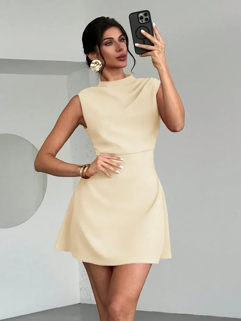 Best Women Clothes Summer Satin Dress Women High Grade Satin Dress Bella Mia