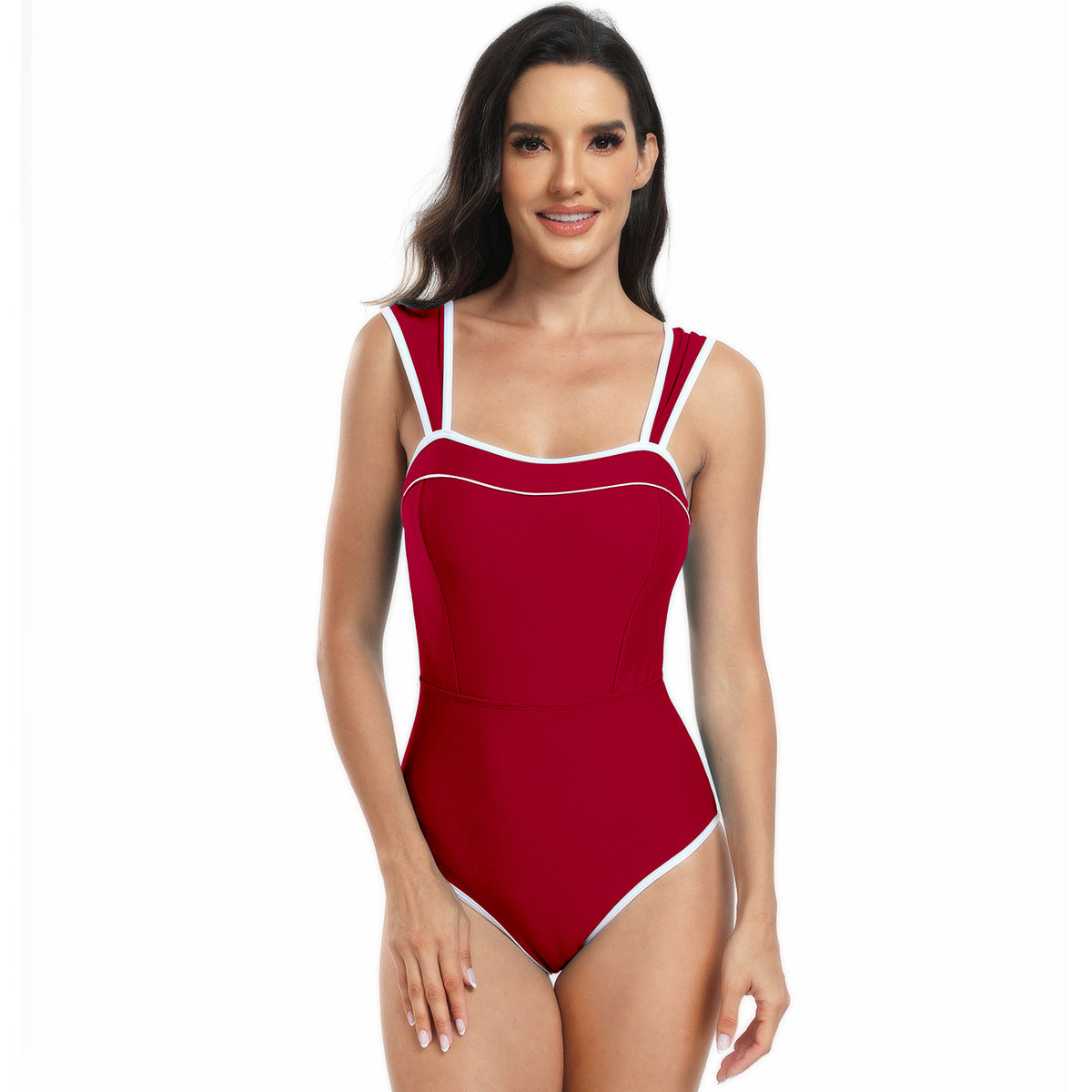 One Piece Swimsuit WomenSexy Sports Skirt Two Piece Bikini Swimsuit Outfit Bella Mia