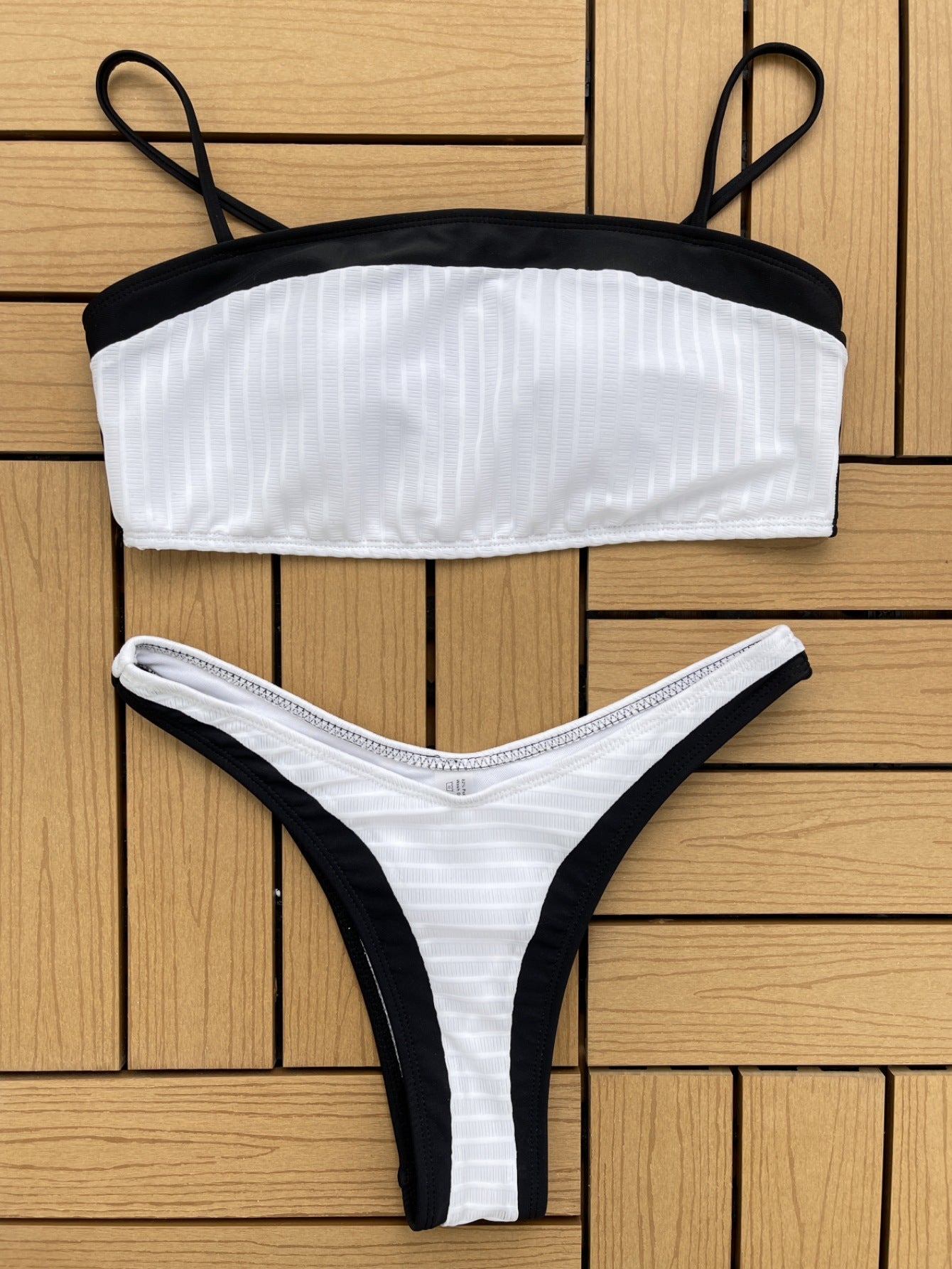 Bikini Women Black White Bikini Set Sexy Swimsuit Bella Mia