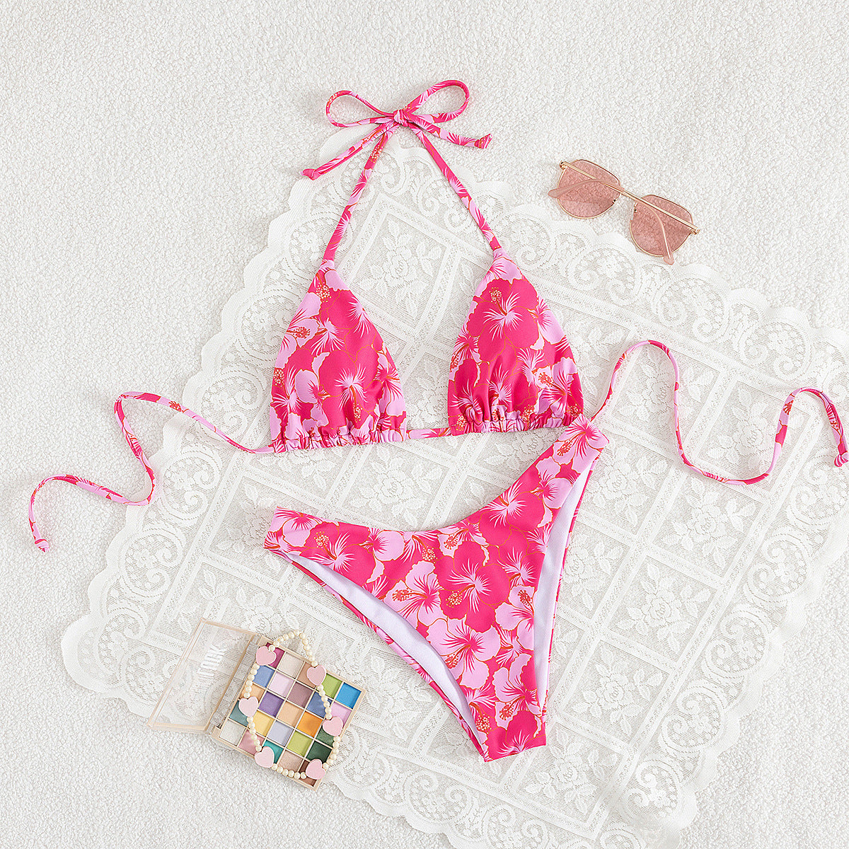 Split Swimsuit Sexy Women Fission Swimsuit Tropical Printing Swimsuit Bella Mia