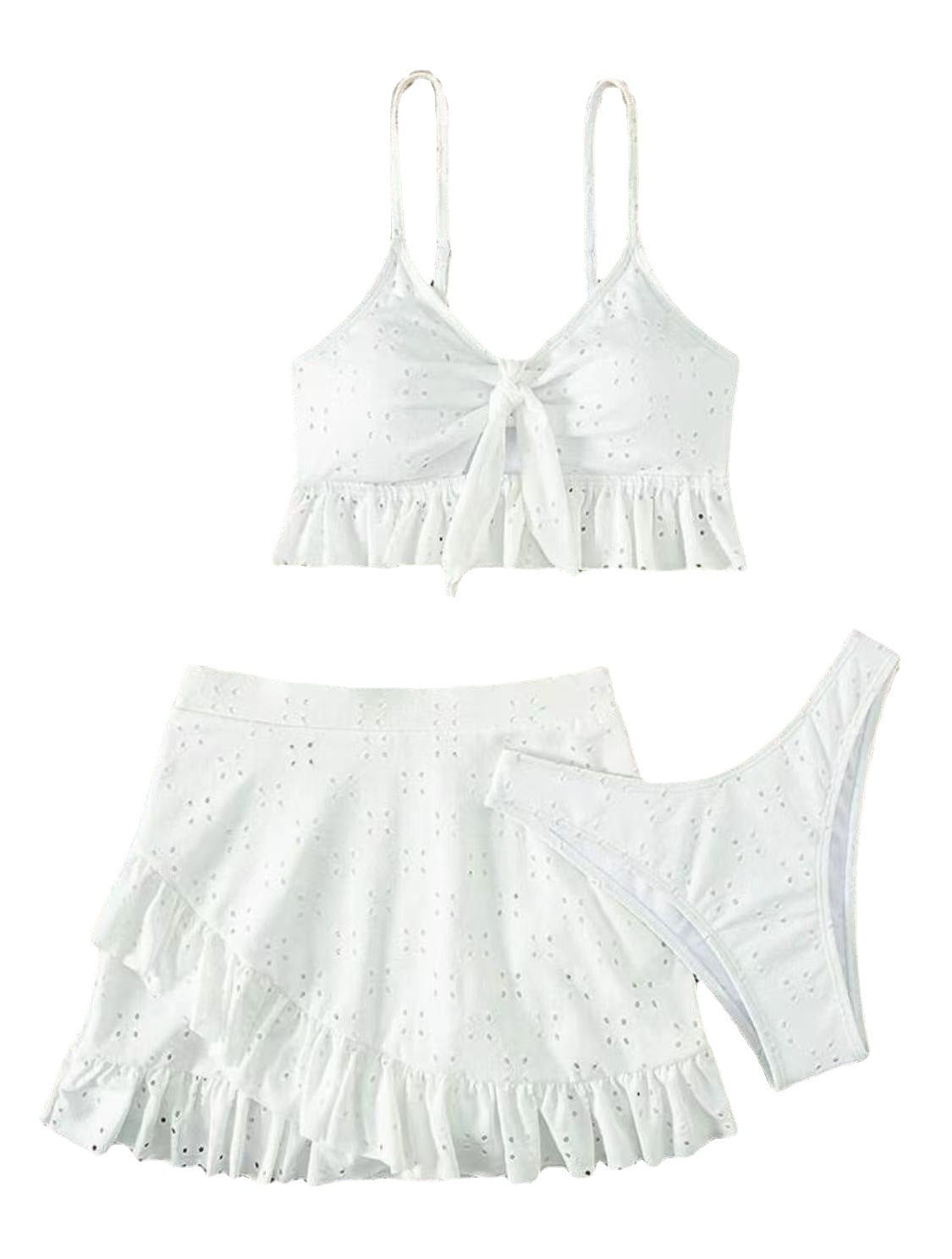 Swimsuit Beach Skirt Bikini Three Piece Set Swimsuit Conservative Swimsuit Women Bella Mia