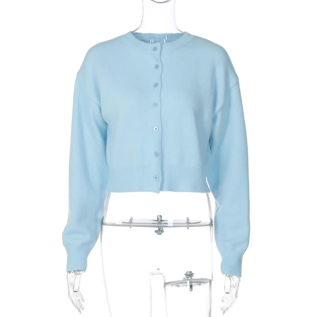 Best Seller in Women Clothing Autumn Winter Fashionable Loose All Match Short Long Sleeve Woolen Cardigan Top Bella Mia