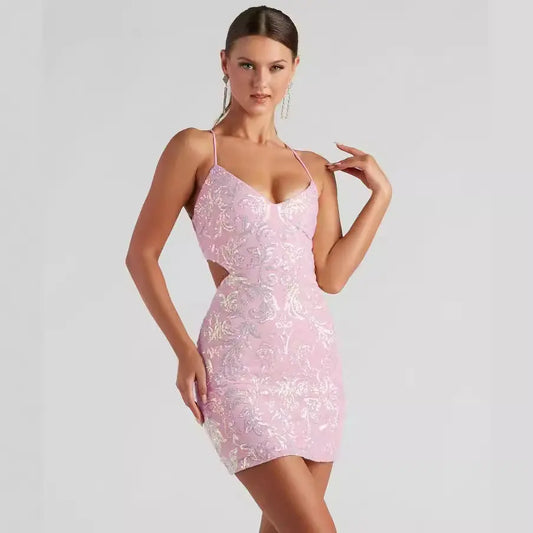 Sexy Sequined Dress Summer Sequin Party Dress Bella Mia
