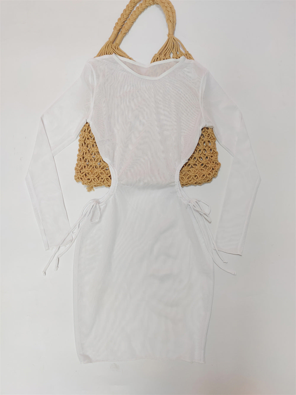 Three Piece Set Bikini Tulle Beach Dress Blouse Sexy Swimsuit Women Bella Mia