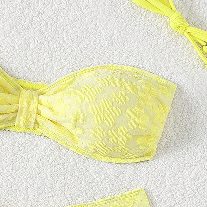 Swimsuit Bikini Printed Sexy Tube Top Bikini Split Swimsuit for Women Bella Mia