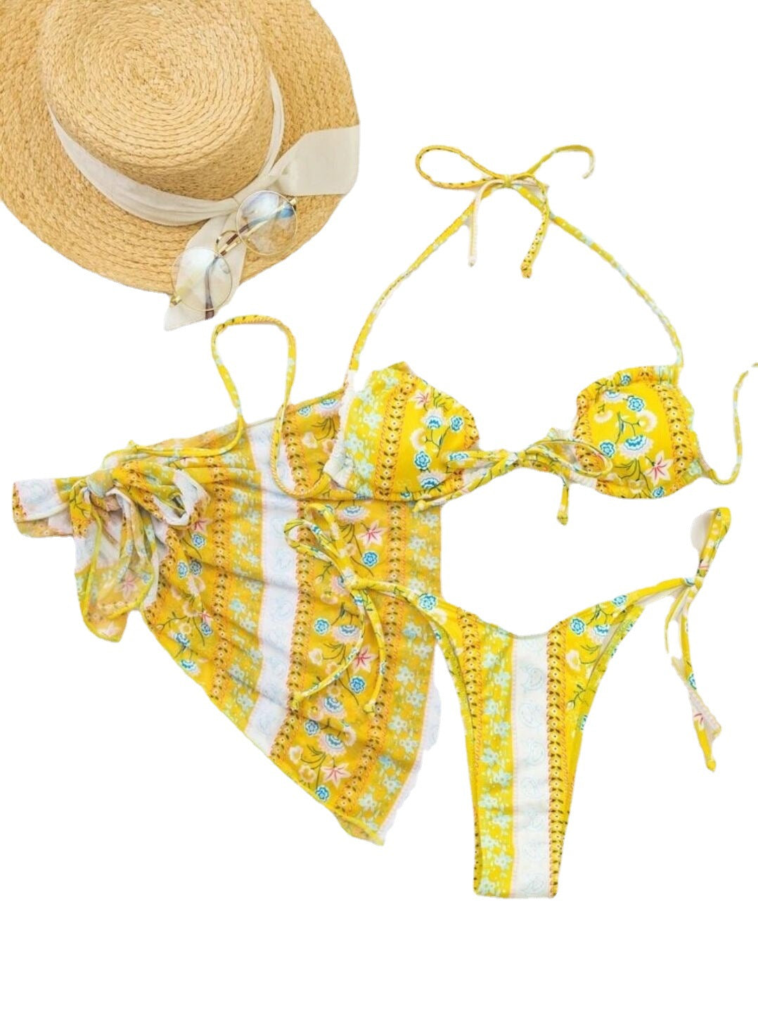 New Sexy Three-Piece Split Bikini Swimsuit Women Bella Mia