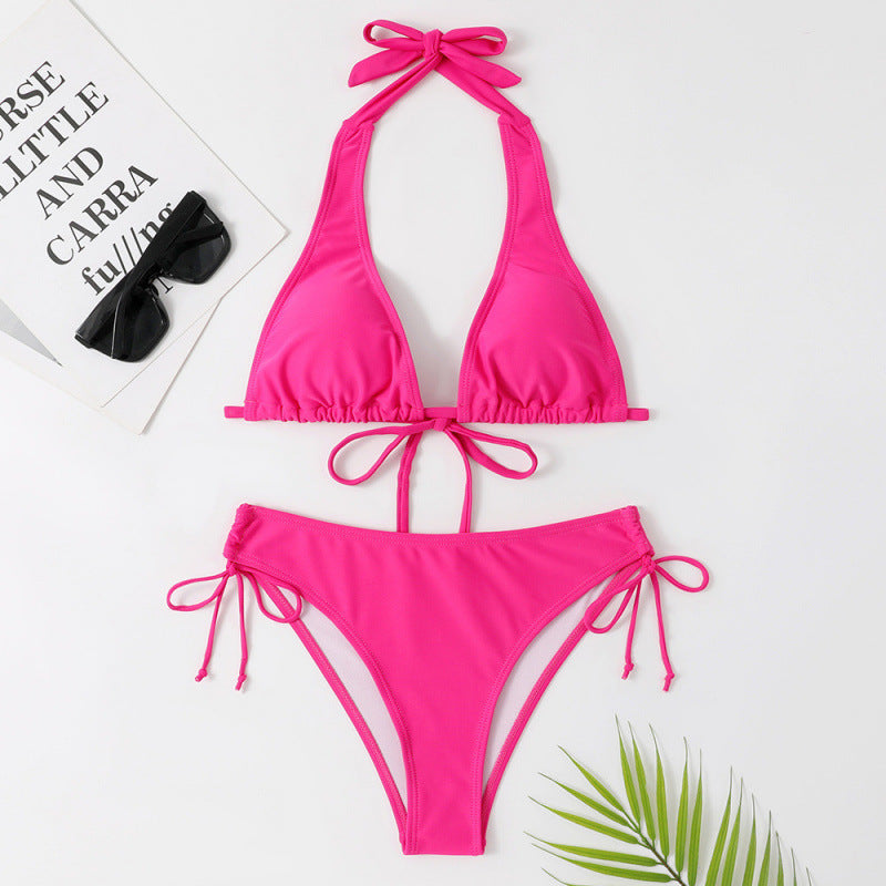 Swimsuit Women Strap Bikini Sexy Swimsuit Solid Color Bikini Swimsuit Bella Mia