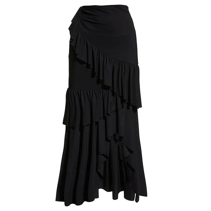 Sexy One Piece Swimsuit Women Pleated Ruffled Striped Swimsuit Bikini Mesh Maxi Dress Bella Mia