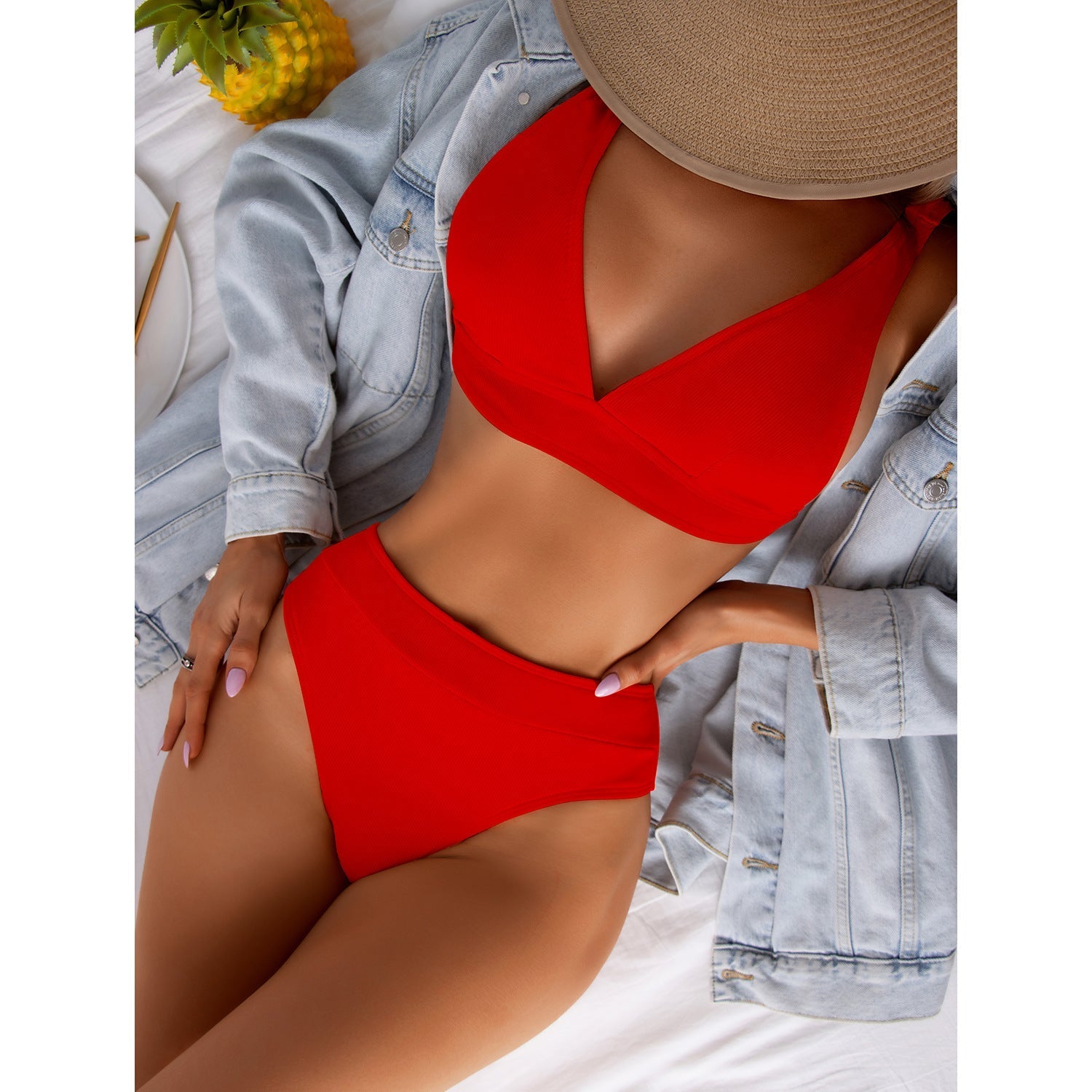 High Waist Bikini Swimsuit Sexy Split Bikini Bella Mia