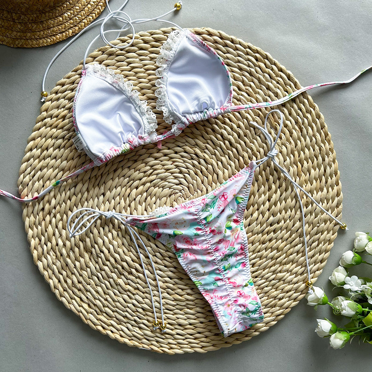 Bikini Sexy Bikini Lace Printing Split Women Swimsuit Swimsuit Bella Mia