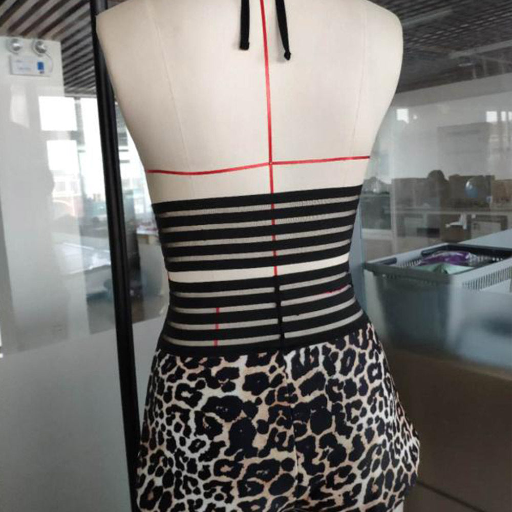 Leopard Print Printed Sexy Bikini High Waist Women Seperated Swimwear Bella Mia