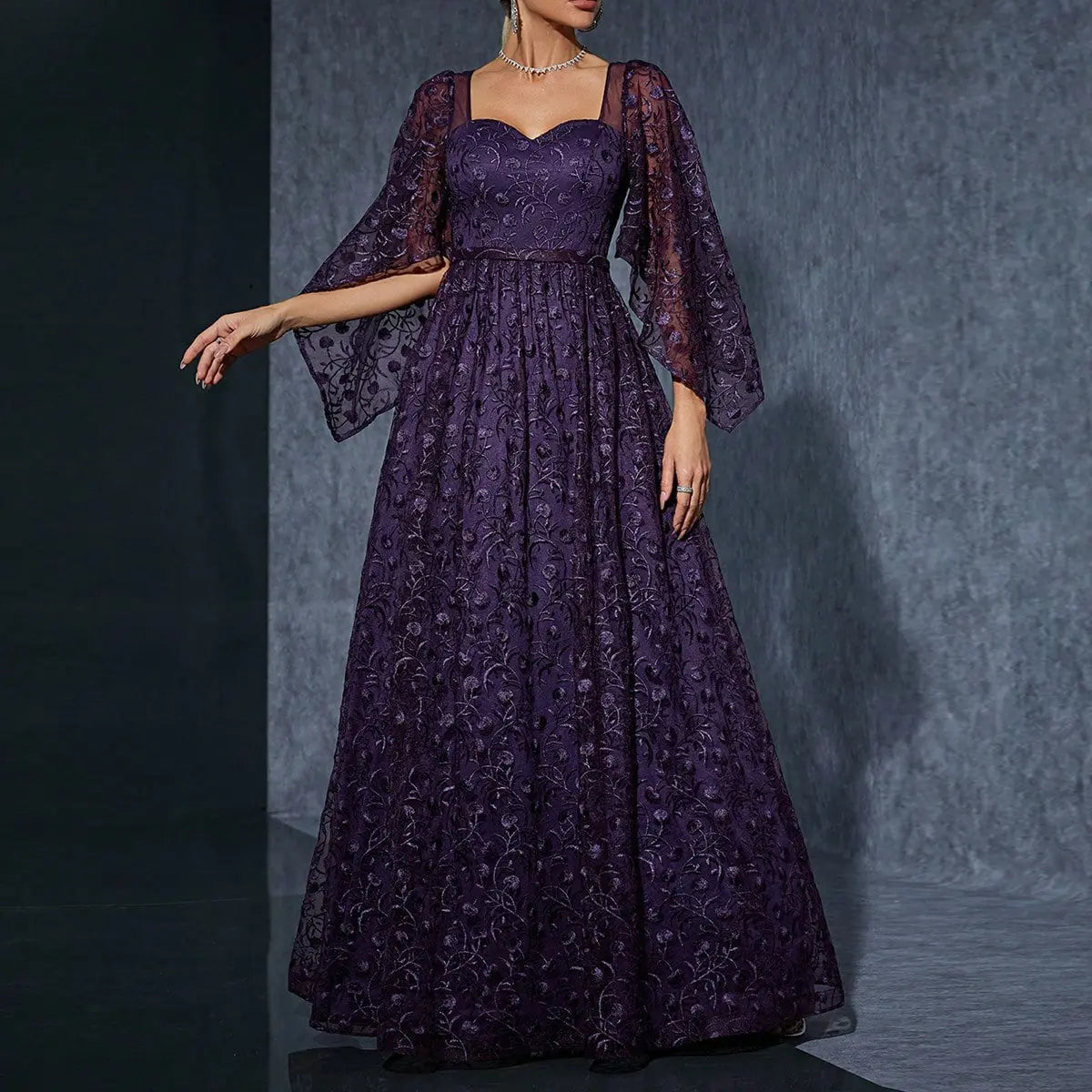 Arrival Drop down Maxi Dress Dignified Steady Cocktail Dress Elegant Simple Evening Dress Slim Fit Long Sleeve Backless Dress Bella Mia