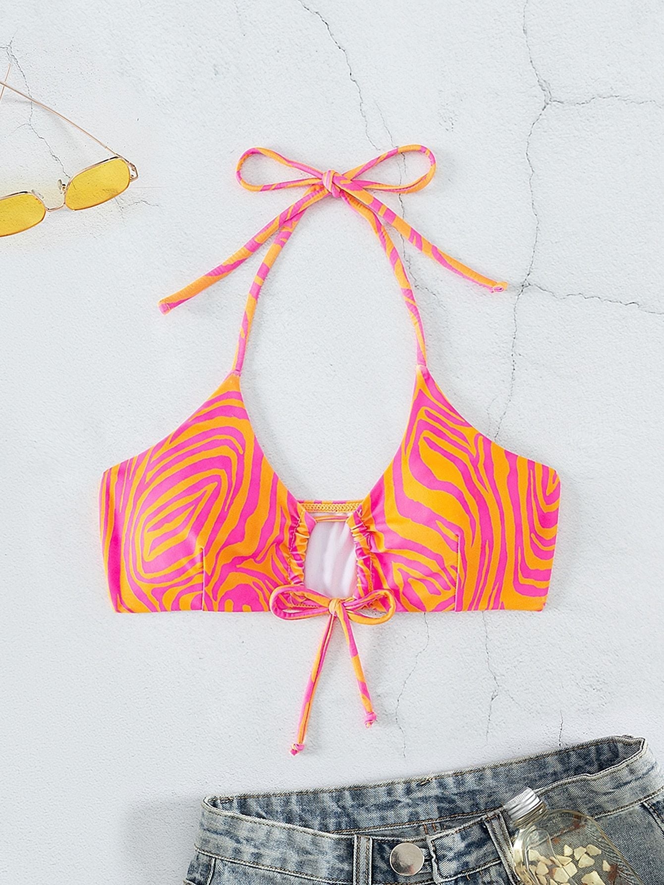 Women Swimsuit Exercise Bikini Swimsuit Bikini Unlined Top Bella Mia