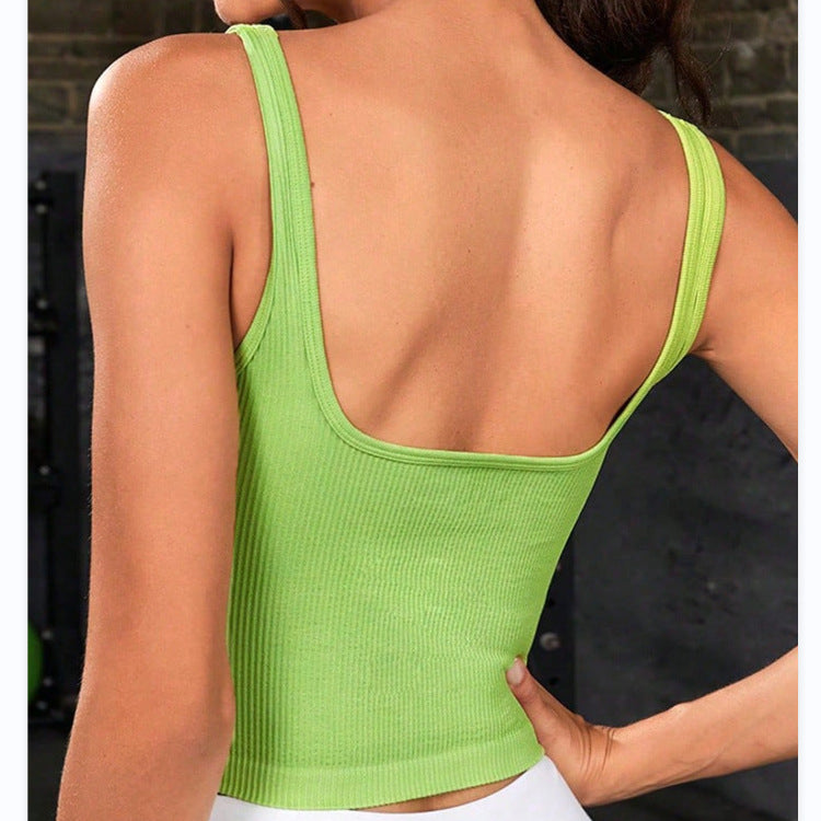 Sports Yoga Exercise Strap Vest Quick-Drying Breathable Beauty Back Wild Running Casual Underwear Bella Mia