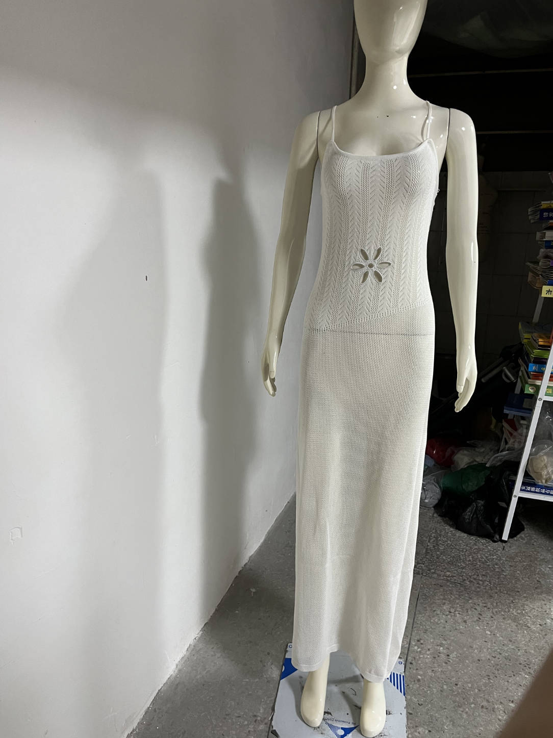 Floral Cutout Sexy Tight Beach Dress With Suspenders Backless Dress Spring Summer Bella Mia