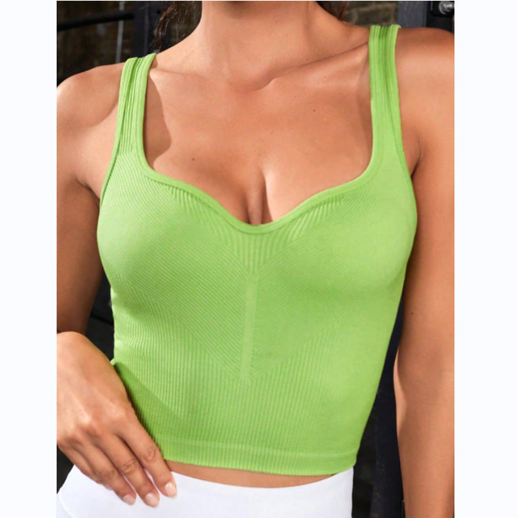 Sports Yoga Exercise Strap Vest Quick-Drying Breathable Beauty Back Wild Running Casual Underwear Bella Mia