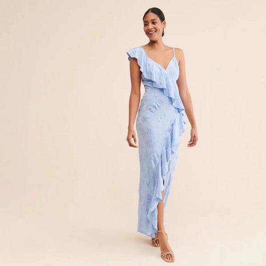 Arrival Dress Spring Summer Sexy Strap Backless High Slit Socialite Dress Bella Mia