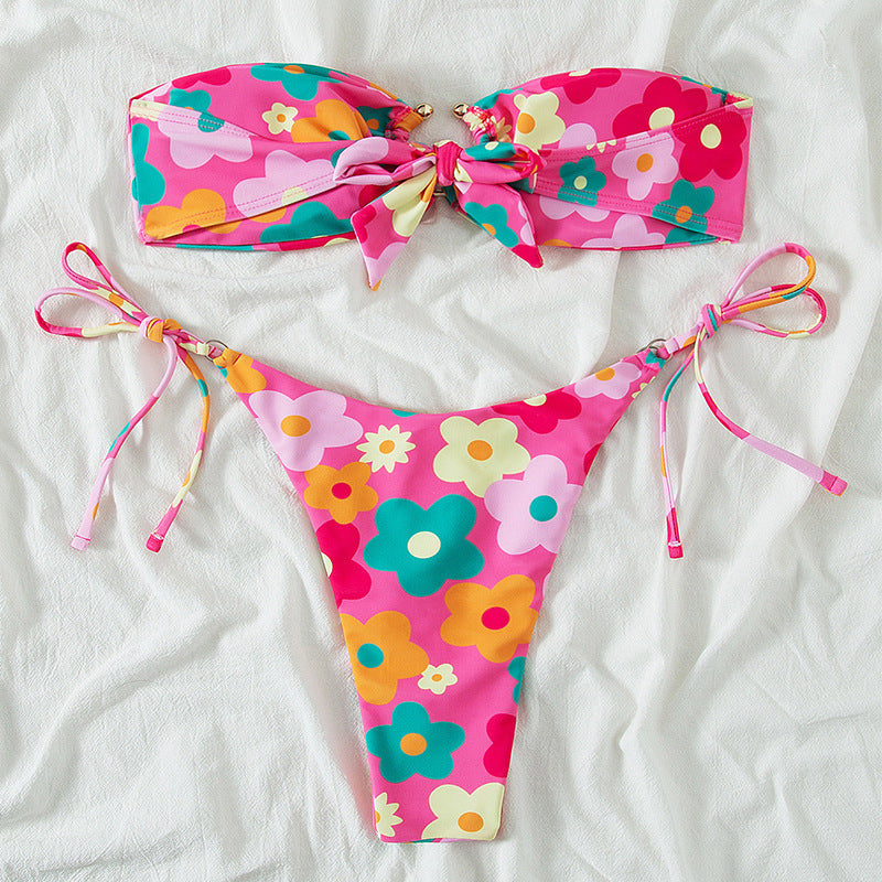 Sexy Bikini Women Split Solid Color Swimsuit Multi Color Bikini Swimsuit Bella Mia