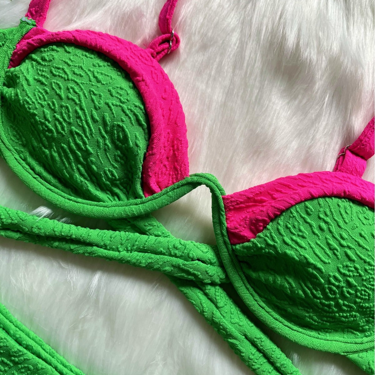 Special Fabric Stitching Bikini Swimsuit Beach Sexy Women Swimsuit Bella Mia